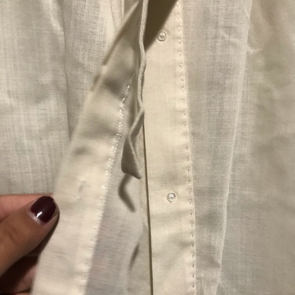 Authentic Chloe Sheer Creme Top - Picture 6 of 9